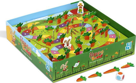 Επιτραπέζιο Παιχνίδι Happy Bunny Ποιος Έφαγε Καρότα για 1-4 Παίκτες 3+ Ετών Zito!