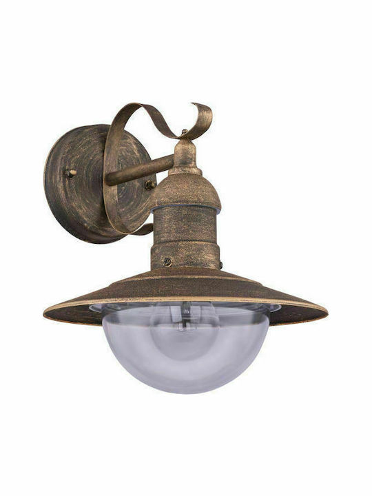 Globo Lighting Linda Επιτοίχιο Εξωτερικό Φωτιστικό Καπέλου E27 IP44