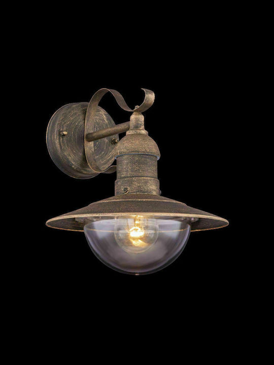 Globo Lighting Linda Επιτοίχιο Εξωτερικό Φωτιστικό Καπέλου E27 IP44