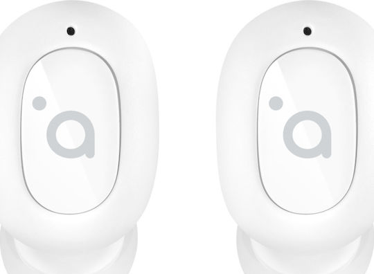 Acme BH420W In-ear Bluetooth Handsfree Căști cu Carcasă de Încărcare Alb