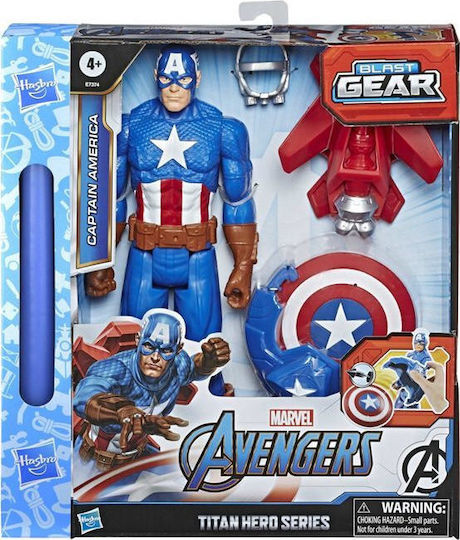 Action Figure Titan Hero Innovation Captain America Marvel Avengers Captain America for 4+ years old Years 30cm.