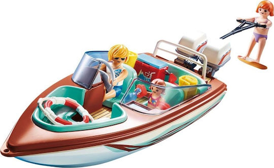 Playmobil Familienspaß Motor Boat with Underwater Engine für 4+ Jahre