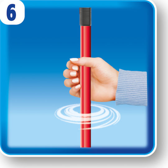 Vileda Easy Wring & Clean Turbo Spin Parquet Mop with Microfibers 151153