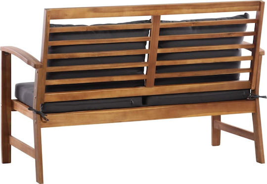Garten- und Outdoor-Möbelsets 4 Stück Akazie mit Kissen