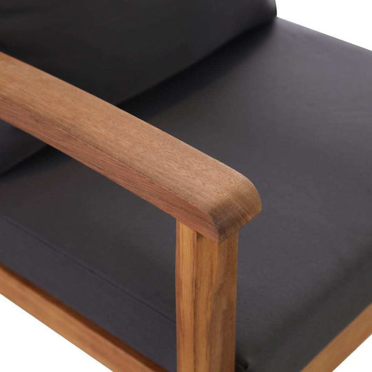 Garten- und Outdoor-Möbelsets 4 Stück Akazie mit Kissen