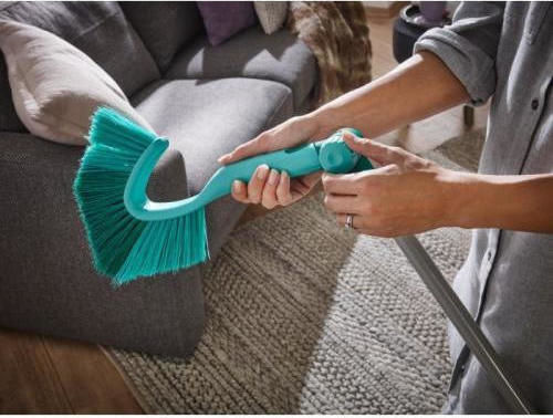 Leifheit Wall Ceiling Broom Dusty Plastic Broom Handle Cleaning Brush Blue