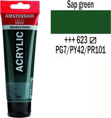 Royal Talens Amsterdam All Acrylics Standard Acrylic Paint Set Sap Green 623 120ml 1pcs 17096232