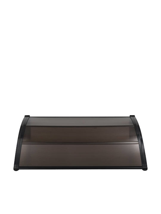 vidaXL Polycarbonate Door / Window Canopy Roof P120xW100cm
