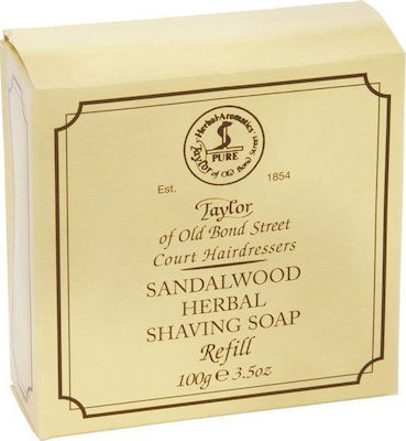 Taylor of Old Bond Street Sandalwood Herbal Shaving Soap 100gr