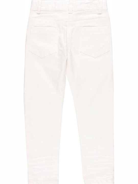 Boboli Boys Fabric Trouser White