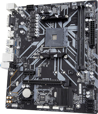 Gigabyte B450M H (rev. 1.0) Motherboard Micro ATX με AMD AM4 Socket