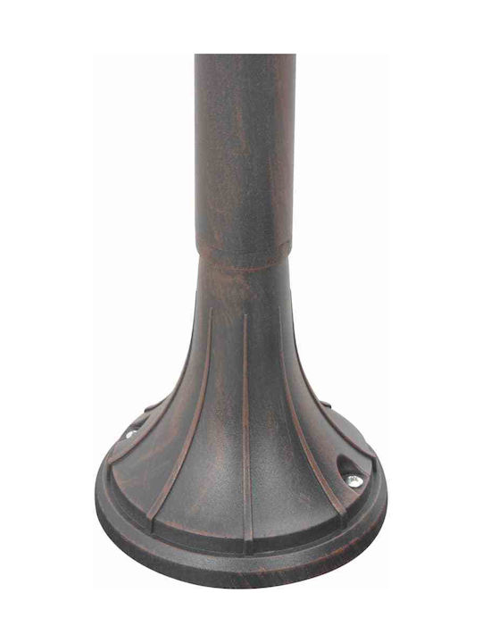 vidaXL Outdoor Small Post Floor Lamp 60W IP44 for E27 Bulb Bronze