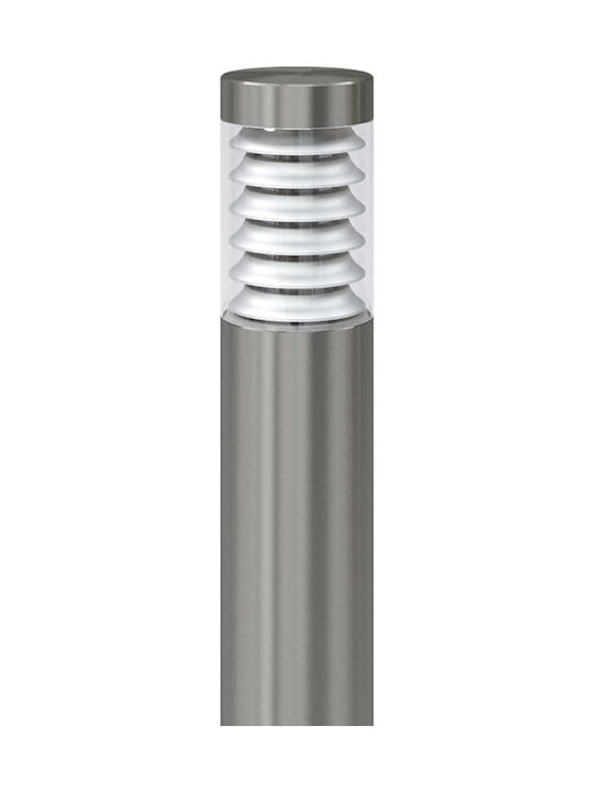 vidaXL Outdoor Floor Lamp Small Post 60W IP44 for E27 Socket Silver