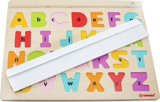 Svoora Παίζω με τα Γράμματα Λατινικό Αλφάβητο Educational Game Letters & Numbers made of Wood for 3+ years Years Old