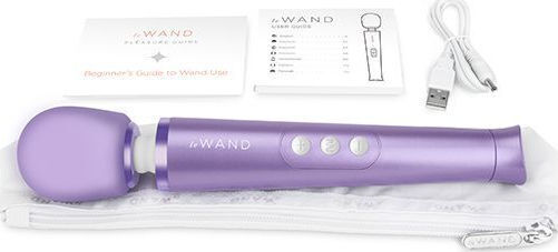 Le Wand Petite Massager Вибратор Масаж 29.5см Лилаво