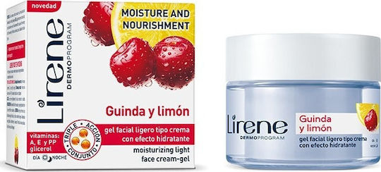 Lirene Cherry and Lemon Light 24ωρο Ενυδατικό Gel Προσώπου 50ml