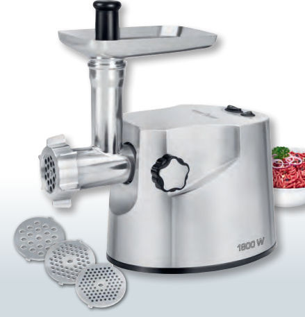 Profi Cook PC-FW 1172 Μηχανή Άλεσης Κιμά 1800W Ασημί