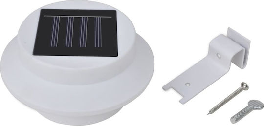 vidaXL Set of 12 Wall Solar Lights 0.6W Cold White with Photocell 12cmx6.35cmcm