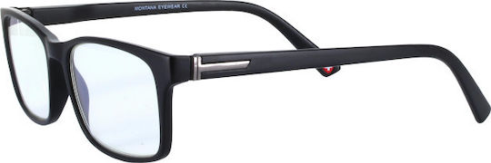 Montana Eyewear BLF73 Reading Glasses +3.00 Black