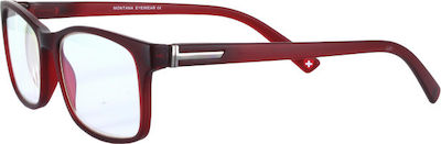 Montana Eyewear BLF73 Ochelari de citit +2.00 în culoarea Burgundy BLF73