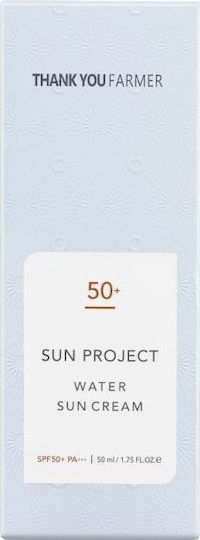 Thank You Farmer Sun Project Water Sonnencreme Creme Gesicht SPF50 50ml