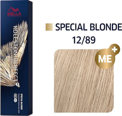 Wella Koleston Perfect Me+ Special Blonde 12/89 Πολύ Ανοιχτό Φωτεινό Ξανθό Περλέ Ιριζέ 60ml