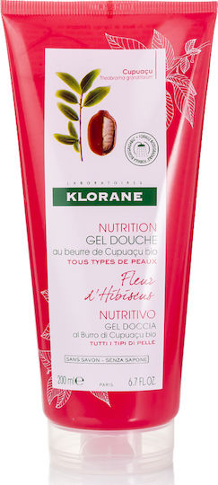 Klorane Gel Douche Hibiscus Flower Gel Bubble Bath for Nourishing 200ml