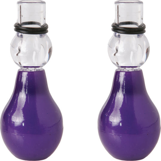 Pipedream Nipple Erector Set Αναρροφητής Sfârcuri Violet 2buc