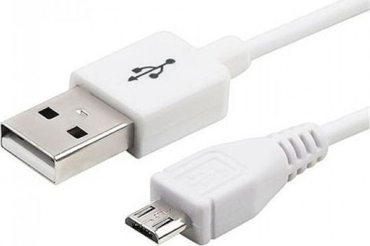 3m Regular USB 2.0 to micro USB Cable White