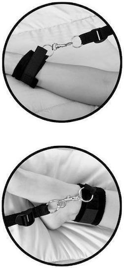 Pipedream Fetish Fantasy Series Limited Edition - Wraparound Mattress Restraints Σετ για Δέσιμο στο Κρεβάτι σε Μαύρο Χρώμα