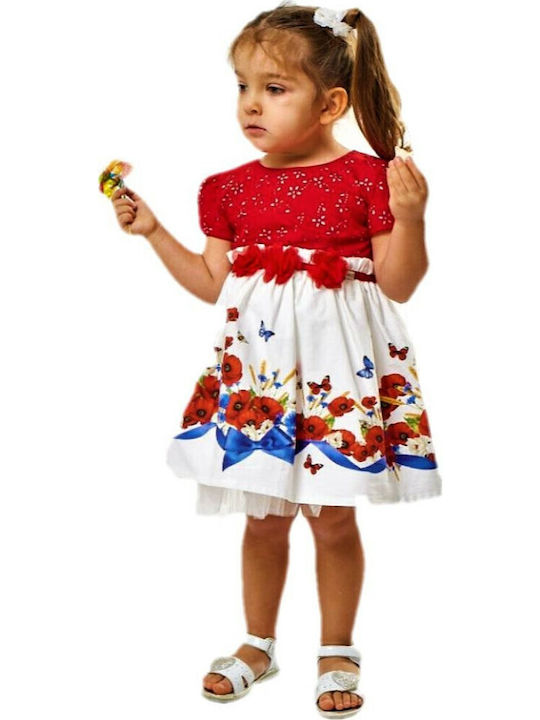 Evita Children's Dress Red