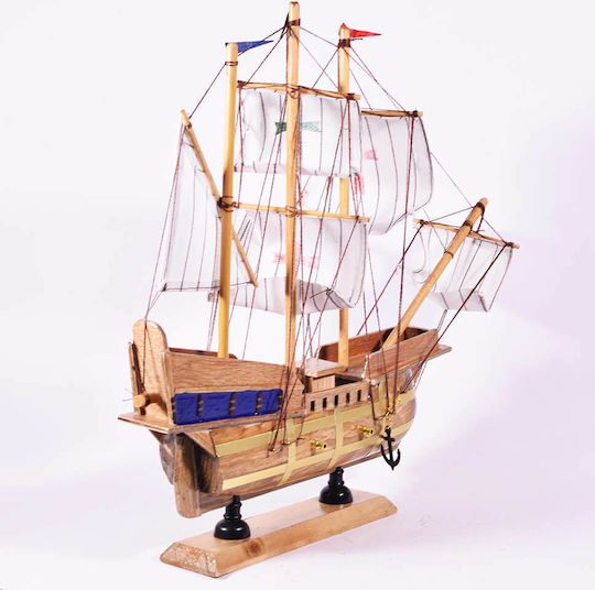 Santa Maria Χριστουγεννιάτικο Ιστιοπλοϊκό 34x34cm