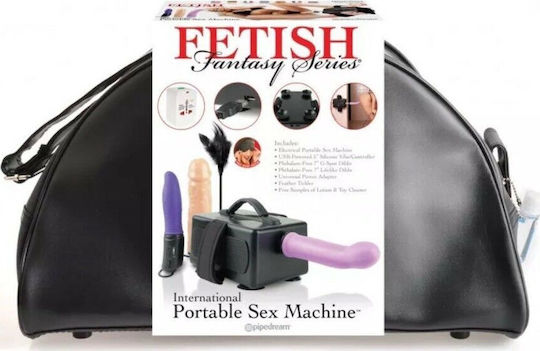 Pipedream Fetisch Fantasy International Tragbare Vibrator Maschine in Schwarz