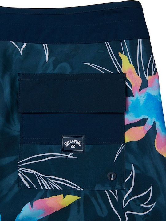 Sundays Airlite 19" Men's Swimwear Shorts Navy Blue with Patterns