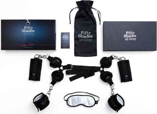 Fifty Shades of Grey Hard Limits - Under The Bed Restraints Kit BDSM Kit in Black Color