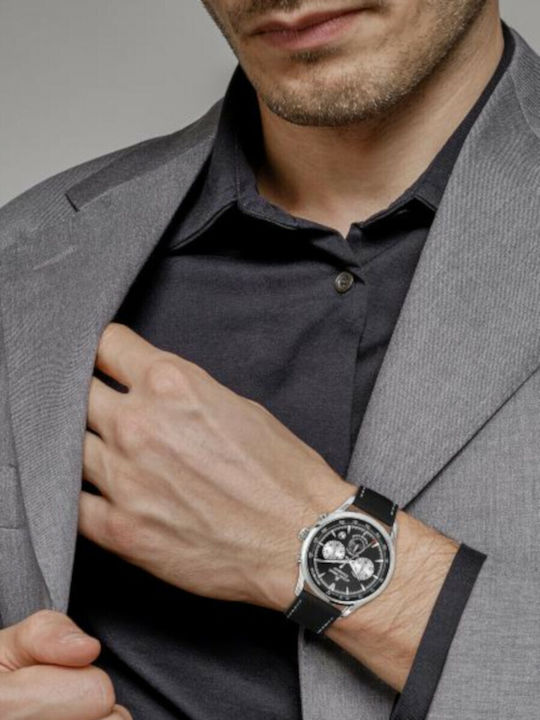 Jacques Lemans Retro Classic Watch Battery with Leather Strap Jacques Lemans Retro Classic Watch Battery with Leather Strap