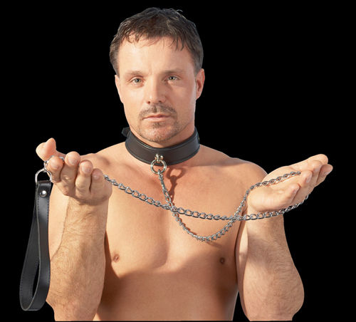 Zado Leather Leash Яка в Черен Цвят