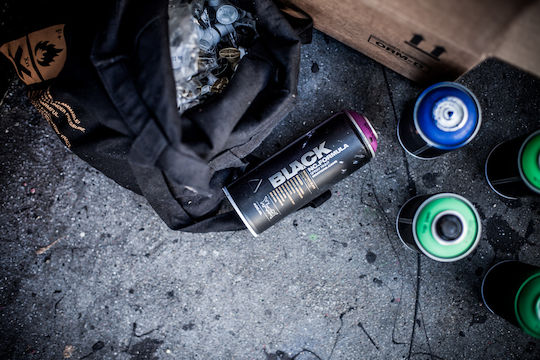 Montana Cans Спрей Боядисване BLK с Мат Ефект Гето 400мл