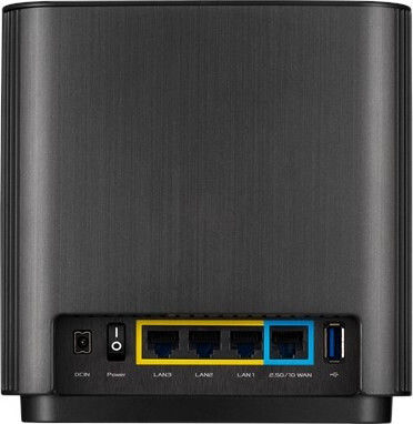 Asus ZenWiFi AX (XT8) Black v2 WiFi-Mesh-Netzwerk Zugriffspunkt Wi-Fi 6 Tri Band (2.4 & 5 & 5GHz) in Doppelter Bausatz