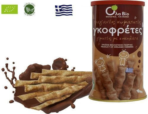 Ola Bio Organic Product Milk Cigarillos with Chocolate Wafers 140gr BIO393