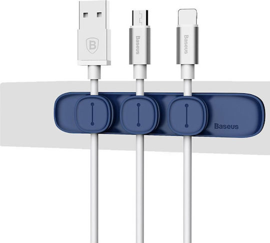 Baseus ACWDJ-03 Cable Clips 1pc Blue