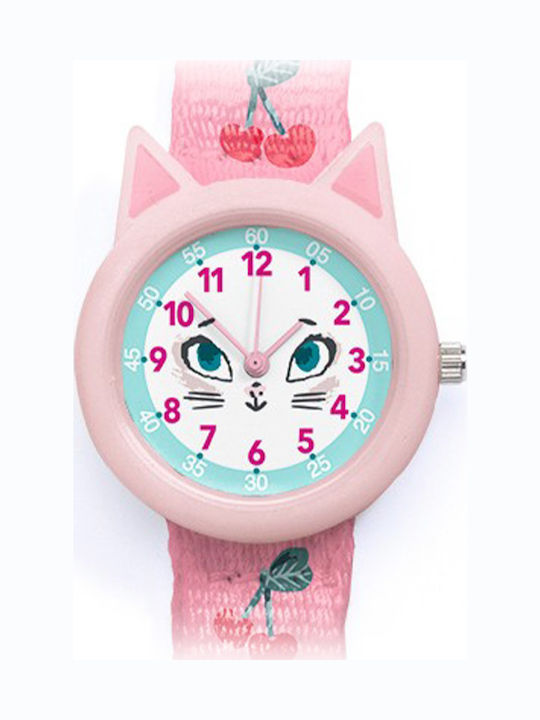 Djeco Kids Watch 30mm Pink Djeco Kids Watch 30mm Pink