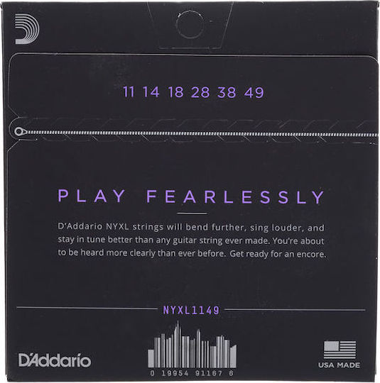 Daddario NYXL 11-49 Σετ Χορδών Nickel Wound Ηλεκτρικής Κιθάρας 11 - 49"