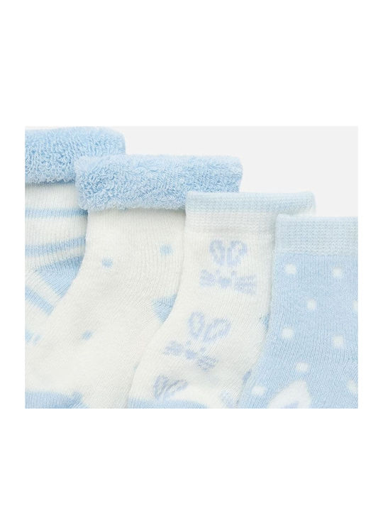 Mayoral Kids Ankle Socks Light Blue 4 Pair