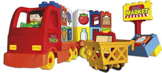 Androni Giocattoli Blocks Food Market for 1.5-5 years old Years 40pcs