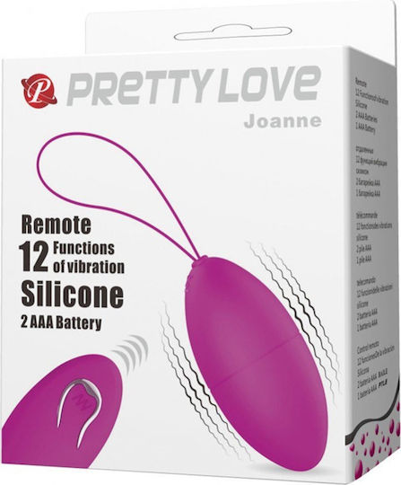 Pretty Love Joanne Vibrator Ei mit Fernbedienung 7.6cm Lila