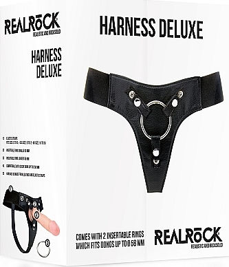 Shots Realrock Harness Deluxe Harness in Black Color