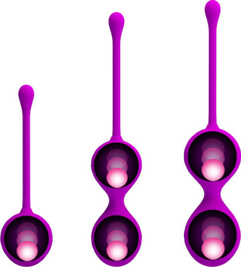 Pretty Love Kegel Balls Three In One Vaginalbälle Lila