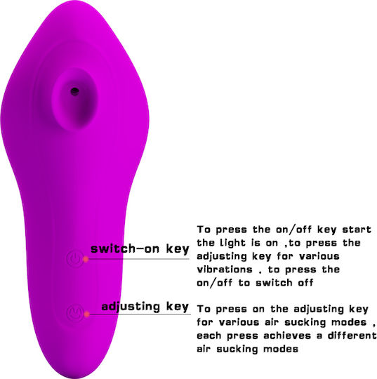 Pretty Love Magic Fish Αναρροφητής Vagin Purple 1buc