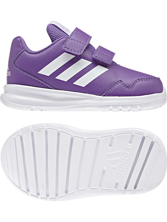 Altarun Altarun Kids Sports Shoes Running with Hoop & Loop Closure Purple